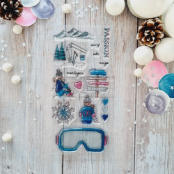 CLEAR DL PASSION SKI ALT112 - Chou and Flower 