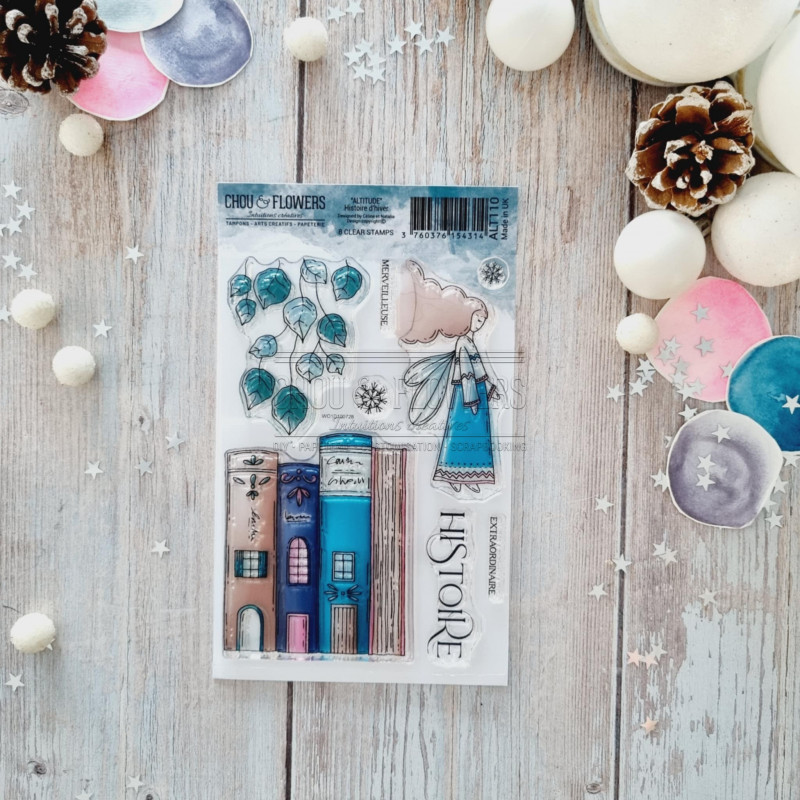 CLEAR A6 HISTOIRE D'HIVER ALT110 - Chou and Flower 