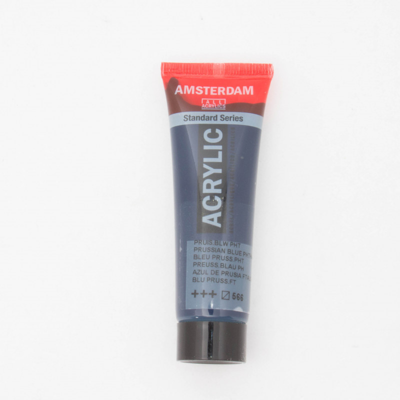 Peinture acrylique Amsterdam 20 ml : Bleu de prusse 