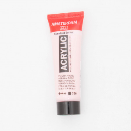 Peinture acrylique Amsterdam 20 ml : Rose persique opaque 