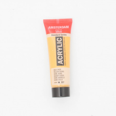 Peinture acrylique Amsterdam 20 ml : Ocre jaune opaque 