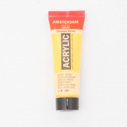 Peinture acrylique Amsterdam 20 ml : Jaune Azo Moyen semi opaque 
