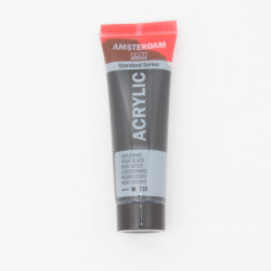 Peinture acrylique Amsterdam 20 ml : Noir opaque 