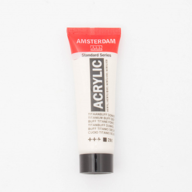 Peinture acrylique Amsterdam 20 ml : Buff Tirtane opaque 