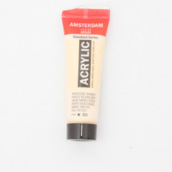 Peinture acrylique Amsterdam 20 ml : Jaune de Naples foncé opaque 