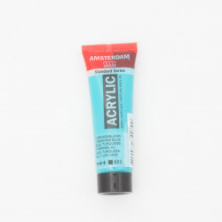 Peinture acrylique Amsterdam 20 ml : Bleu turquoise opaque 