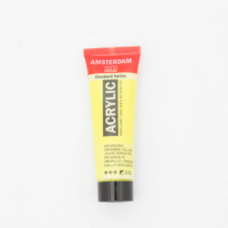 Peinture acrylique Amsterdam 20 ml : Jaune verdatre semi opaque 