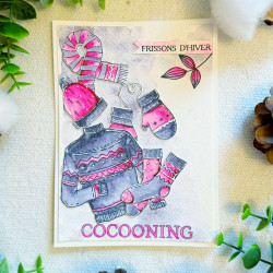 CLEAR A5 COCOONING ALT114 - Chou and Flower 