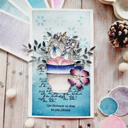 CLEAR A7 TASSE WINTER ALT105 - Chou and Flower 