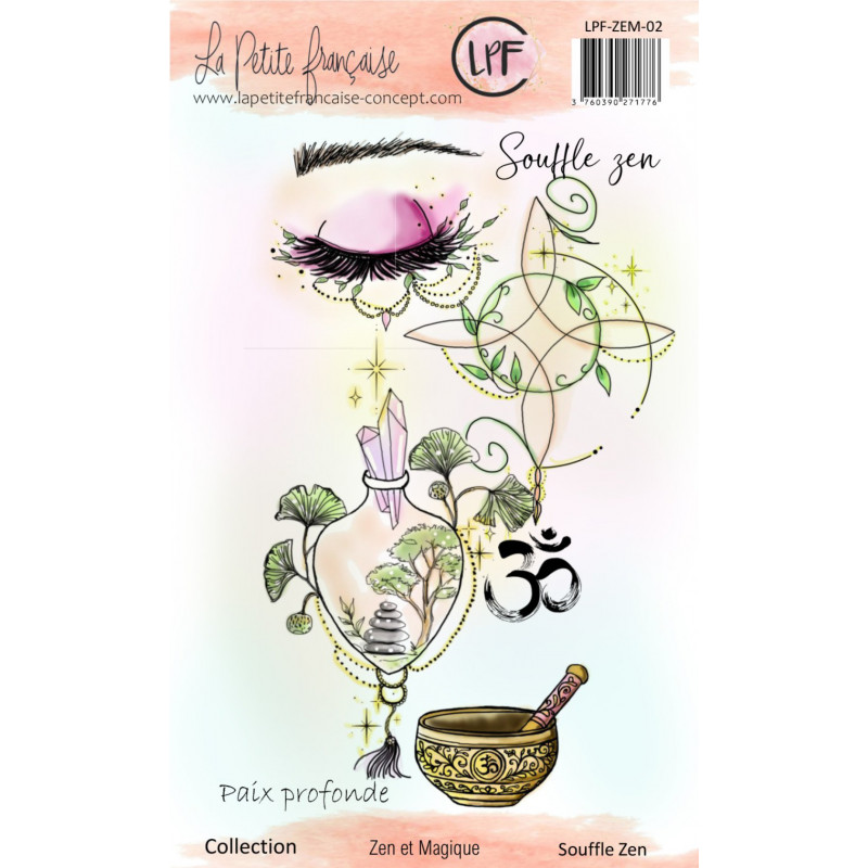 Tampon clear : Collection Zen et Magique - Souffle Zen- La Petite Francaise 