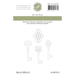 Matrice de découpe Les clés du bonheur - Mes P'tits Ciseaux 