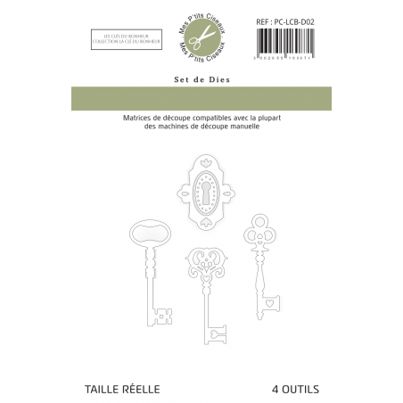 Matrice de découpe Les clés du bonheur - Mes P'tits Ciseaux 