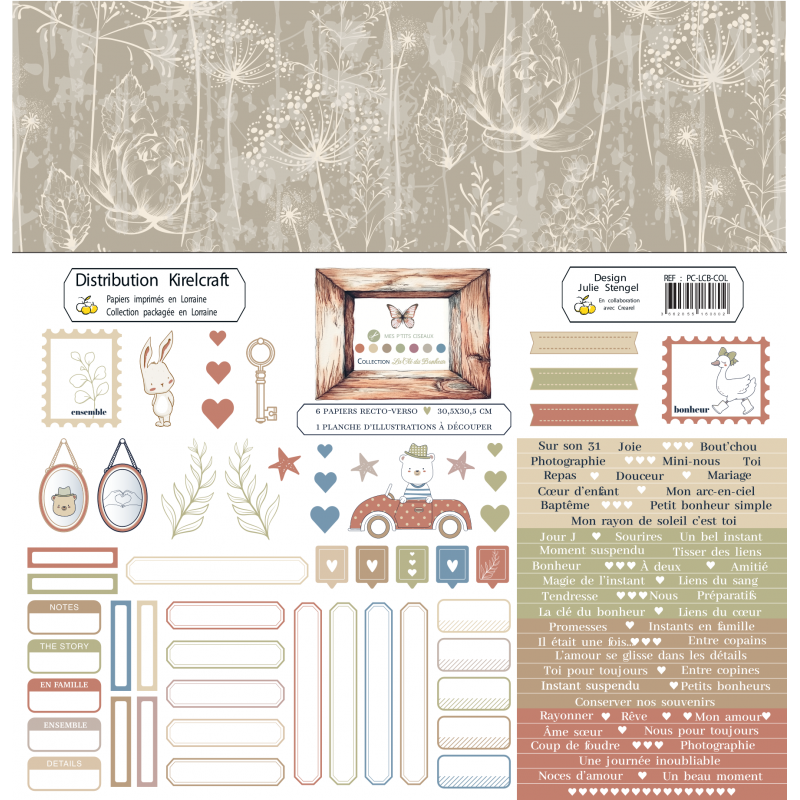 Collection La clé du Bonheur - Mes Ptits Ciseaux 