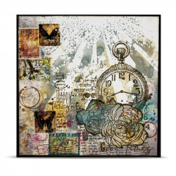 AALL and Create 257 - 6'x6' Stencil- Radiant Rise 