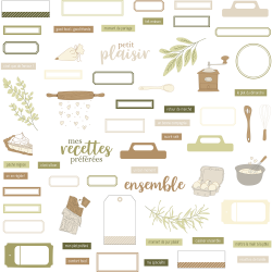 Die-cuts Recette de famille - HA PI Little Fox 