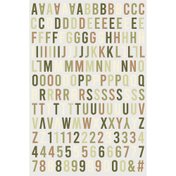 Alphabet relief Recette de famille - HA PI Little Fox 