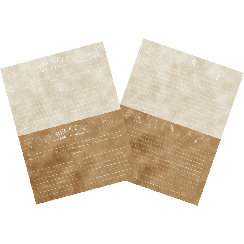 Set de cartes Recette de famille - HA PI Little Fox 