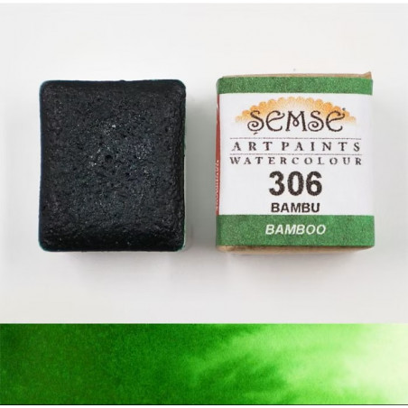 1/2 godet Aquarelle artisanale - Bambou 