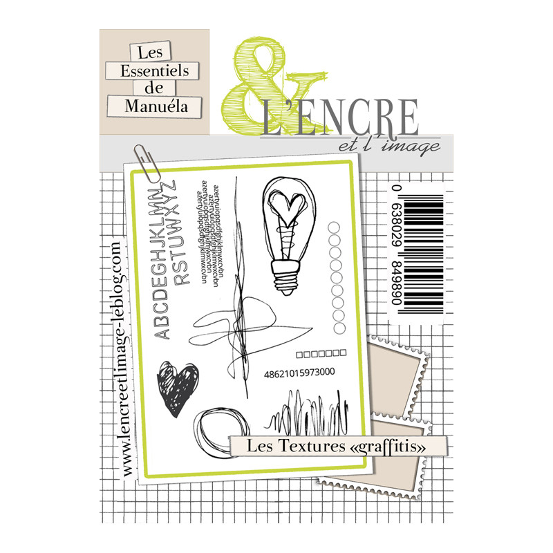 Tampon clear - Textures Graffitis - L'Encre et l'Image