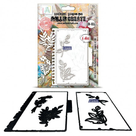 DI-106 - Die-Cutting Die Set - Layers of Air - AALL and Create 