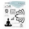 Tampon clear : Yoga et Zen - DIY and Cie 