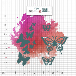 Set de die : Papillons - DIY and Cie 