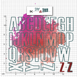 Set de die : Double alphabet - DIY and Cie 
