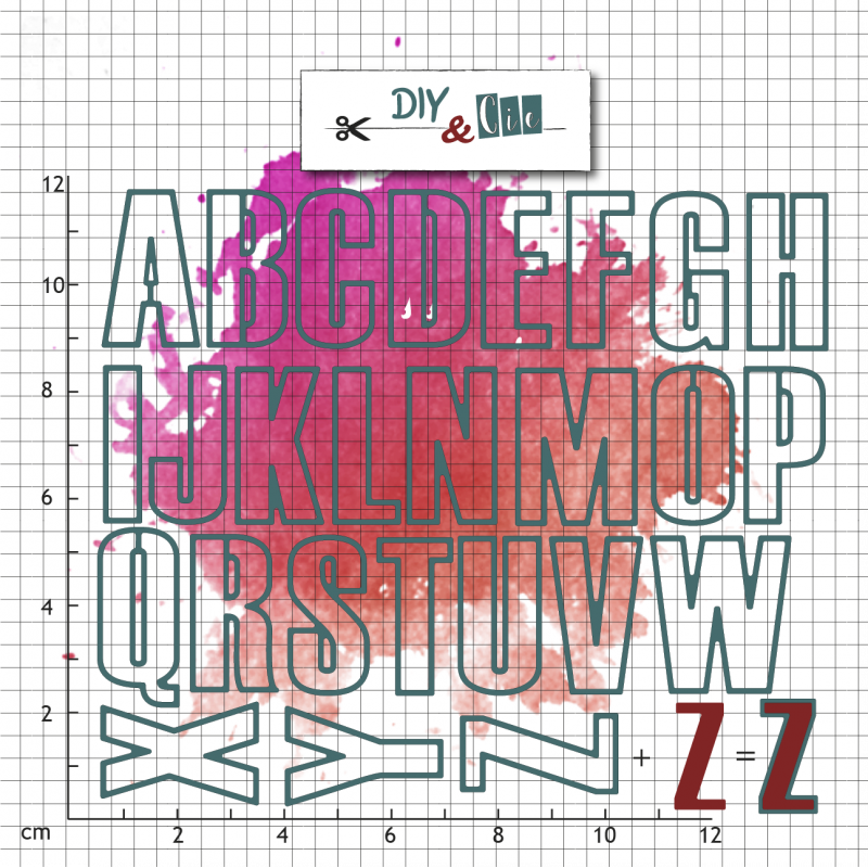 Set de die : Double alphabet - DIY and Cie 