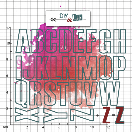 Set de die : Double alphabet - DIY and Cie 