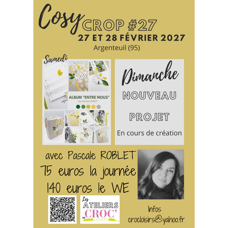 COSY CROP avec Pascale Roblet 27 et 28 février 2027 - ARGENTEUIL