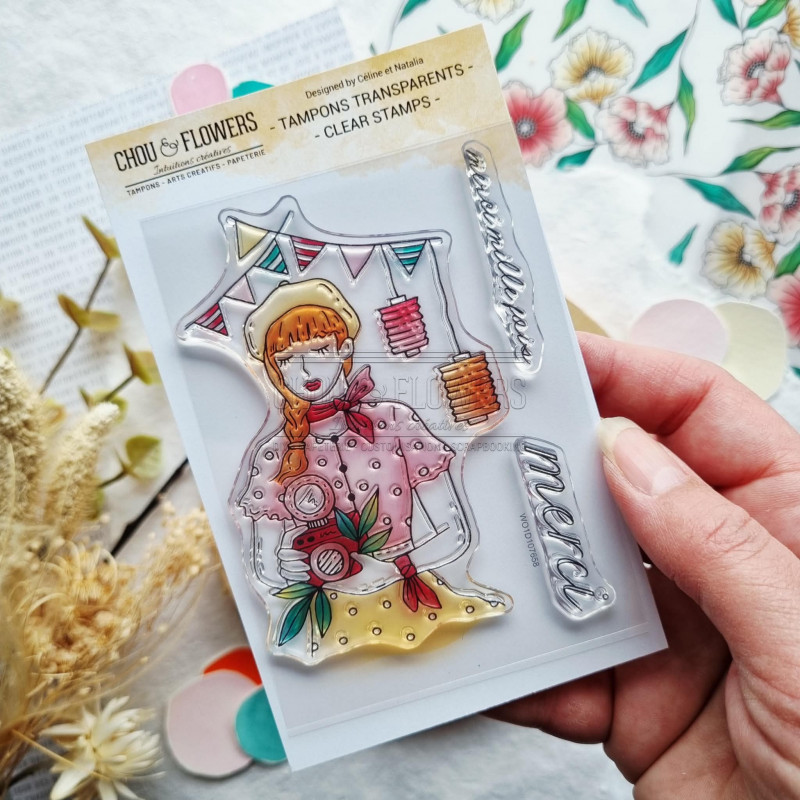 MON108 FILLE GUINGUETTE - Chou and Flower 