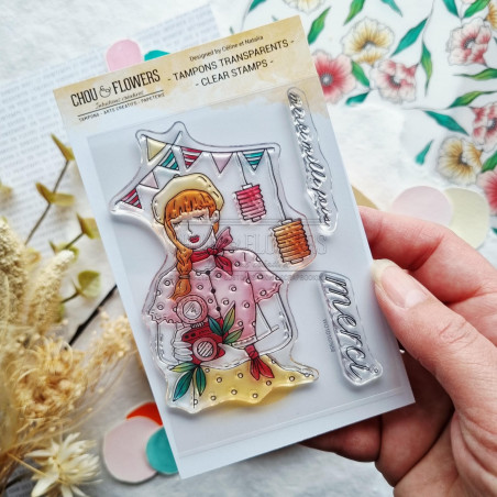 MON108 FILLE GUINGUETTE - Chou and Flower 