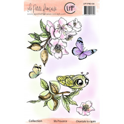 Tampon clear : Collection Ma Provence - Chantale la cigale- La Petite Francaise 