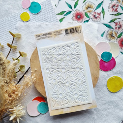 MON117 POCHOIR BLOOMING - Chou and Flower 