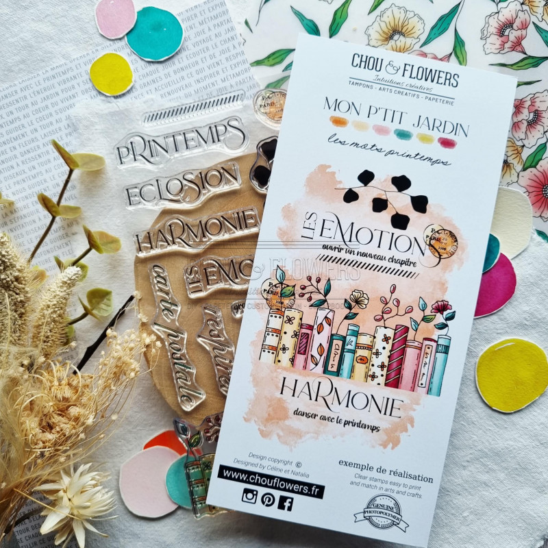 MON112 LES MOTS PRINTEMPS - Chou and Flower 