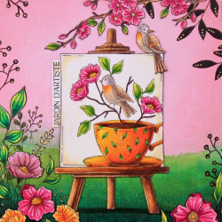 MON105 TASSE FLEURIE - Chou and Flower 