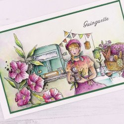 MON108 FILLE GUINGUETTE - Chou and Flower 