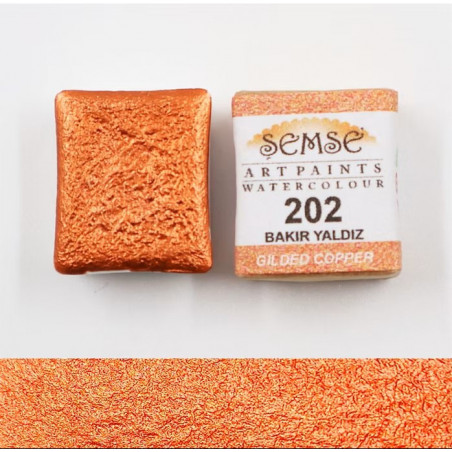 1/2 godet Aquarelle - Bronze 