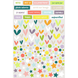 Stickers relief Bande originale 2026 face A - HA PI Little Fox 