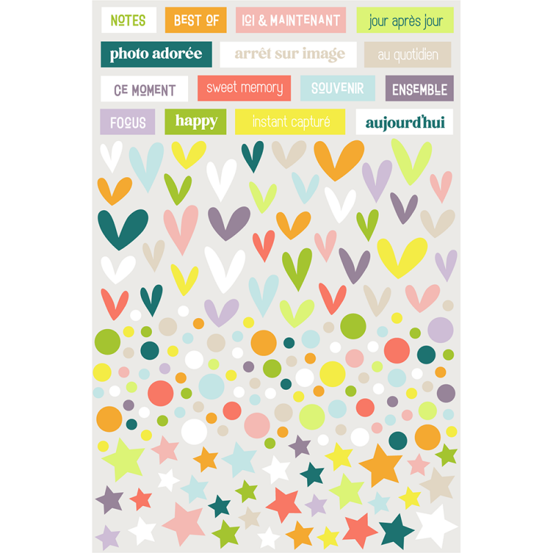 Stickers relief Bande originale 2026 face A - HA PI Little Fox 