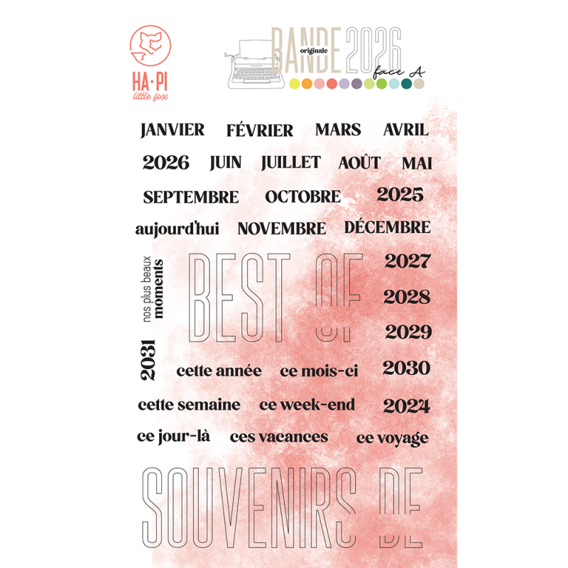 Tampons clear Souvenirs - HA PI Little Fox 