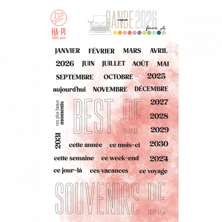 Tampons clear Souvenirs - HA PI Little Fox 