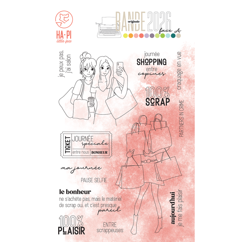 Tampons clear Journée shopping - HA PI Little Fox 