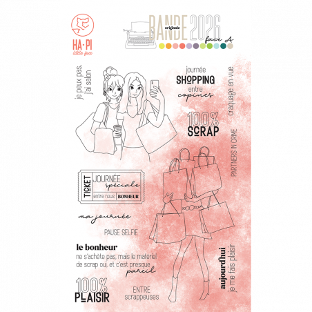 Tampons clear Journée shopping - HA PI Little Fox 