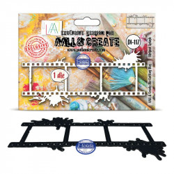 DI-117 - Die-Cutting Die Set - Striped Splash - AALL and Create 
