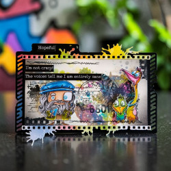 DI-117 - Die-Cutting Die Set - Striped Splash - AALL and Create 