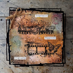 Tampon Clear - 1336 - Torn Prints - AALL and Create 