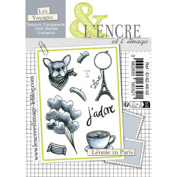 Tampon clear - Leonie in Paris - L'Encre et l'Image 