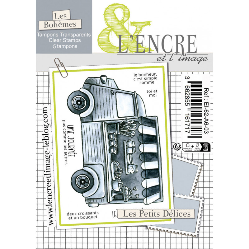 Tampon clear - Les Petits Delices - L'Encre et l'Image 