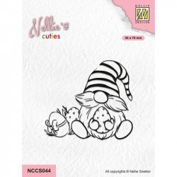 Nellie's Choice - Nellie's Cuties Clear Stamp Easter Gnome 50x70mm 